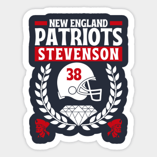 New England Patriots Stevenson 38 Edition 2 Sticker